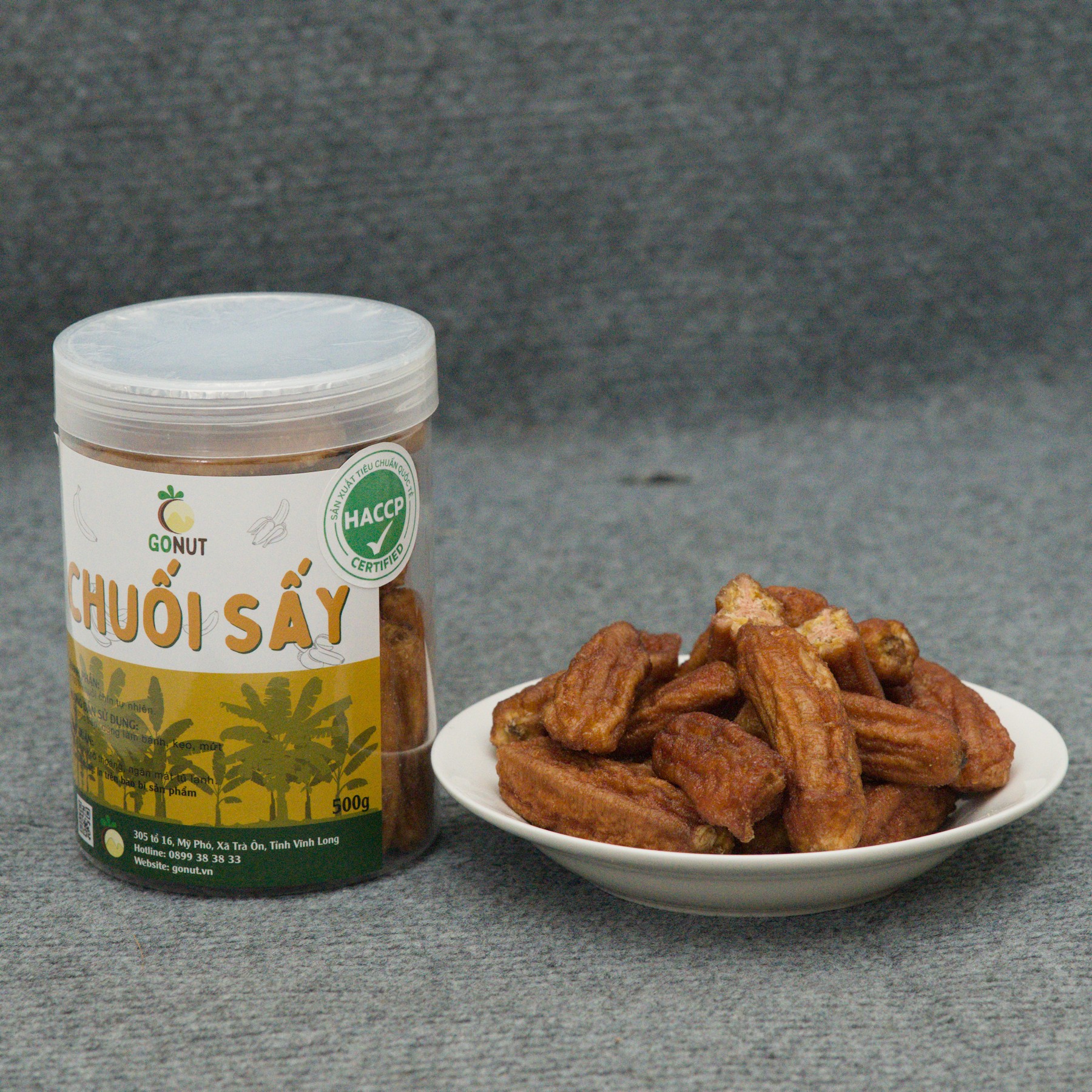 Chuối xiêm sấy nguyên trái