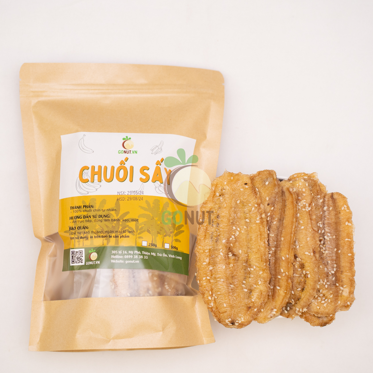 Chuối xiêm ép mè 1 trái
