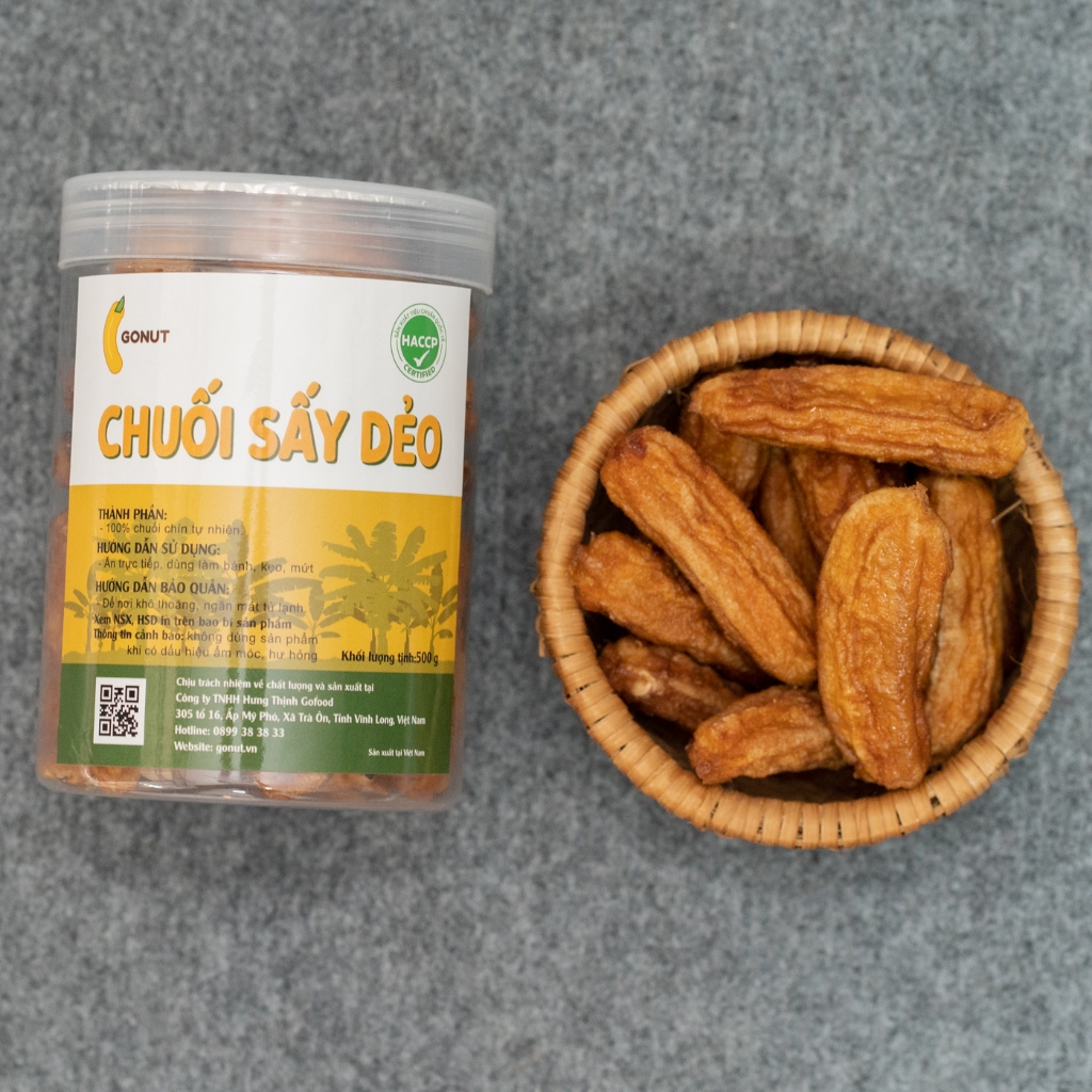 Chuối xiêm sấy nguyên trái